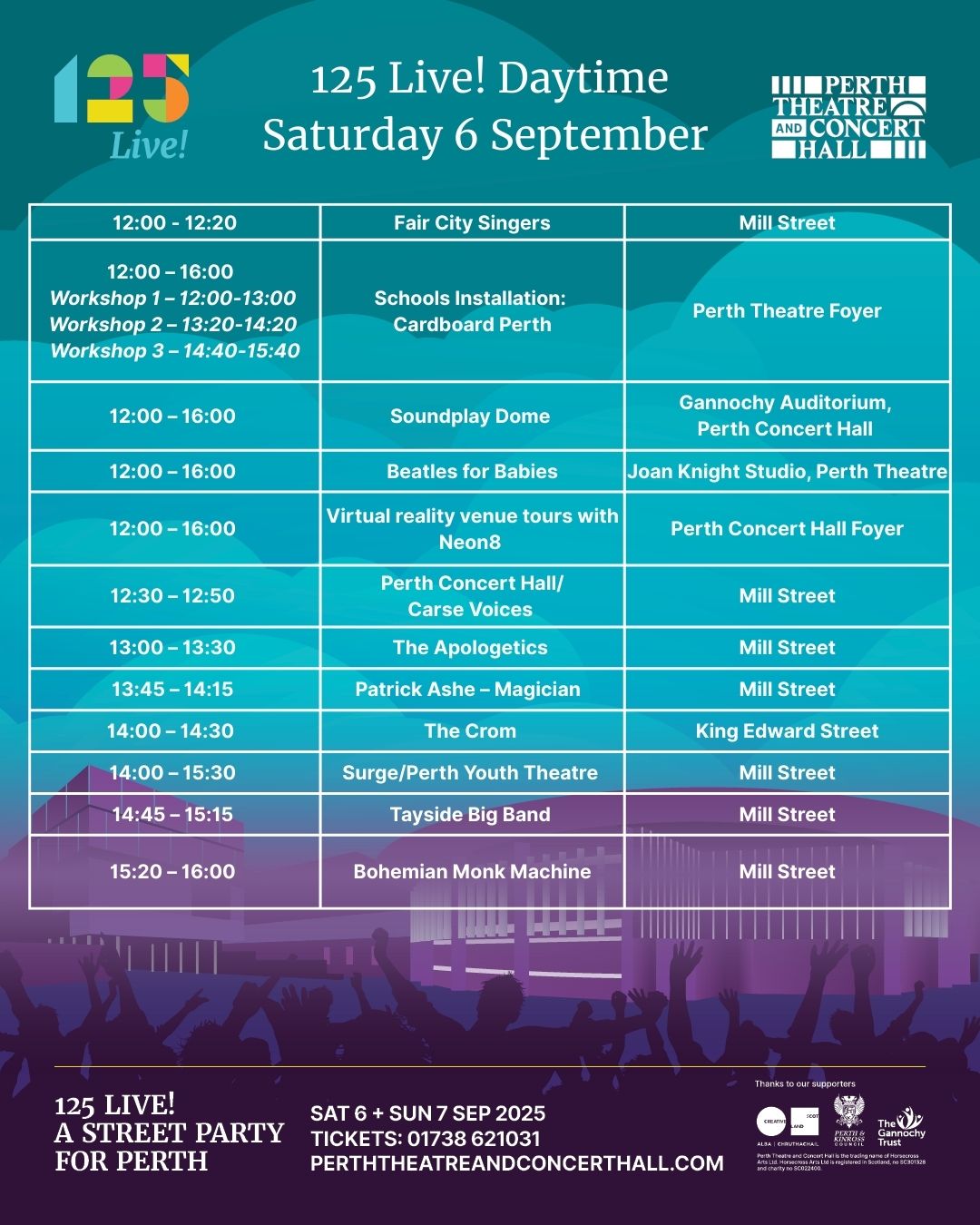 125 Live! Daytime - Saturday