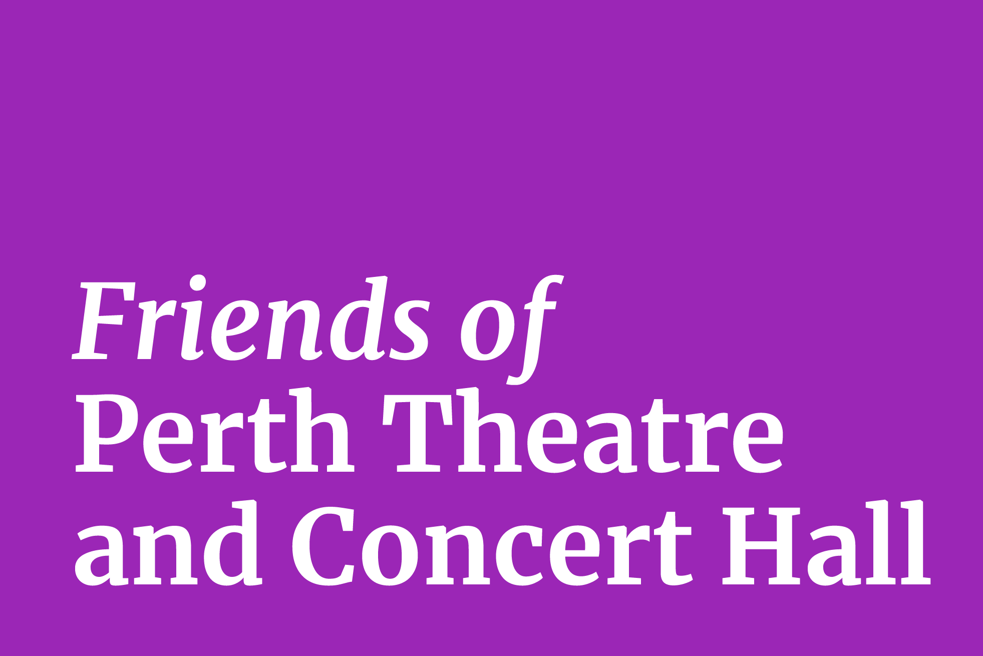 Friends of Perth Theatre and Concert Hall Image