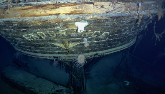 Shackleton's Ship Beneath the Ice Image